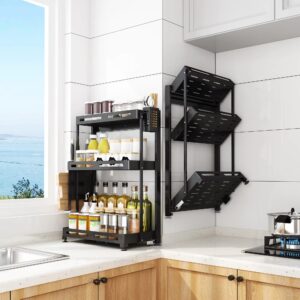Stainless Steel Foldable Kitchen Shelf Rack Organizer