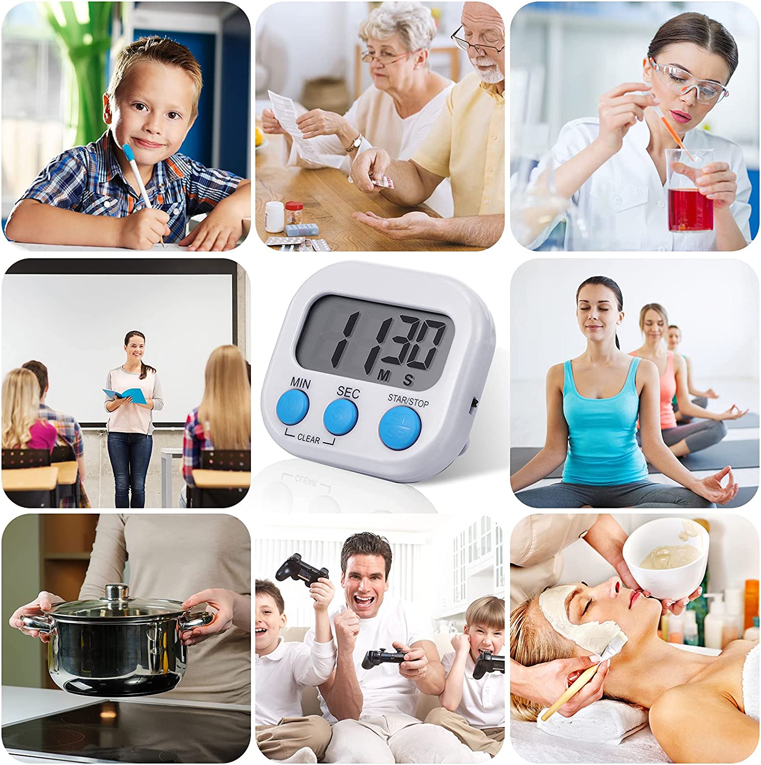 Magnetic Digital Kitchen Timer
